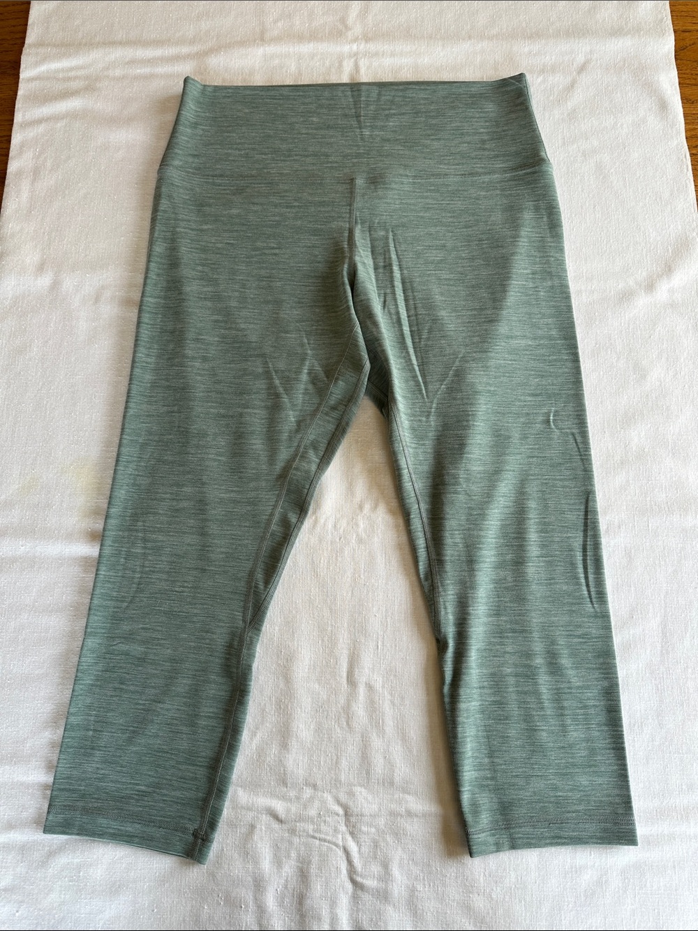 Lululemon Align Crop 12 Heathered Tidewater Teal